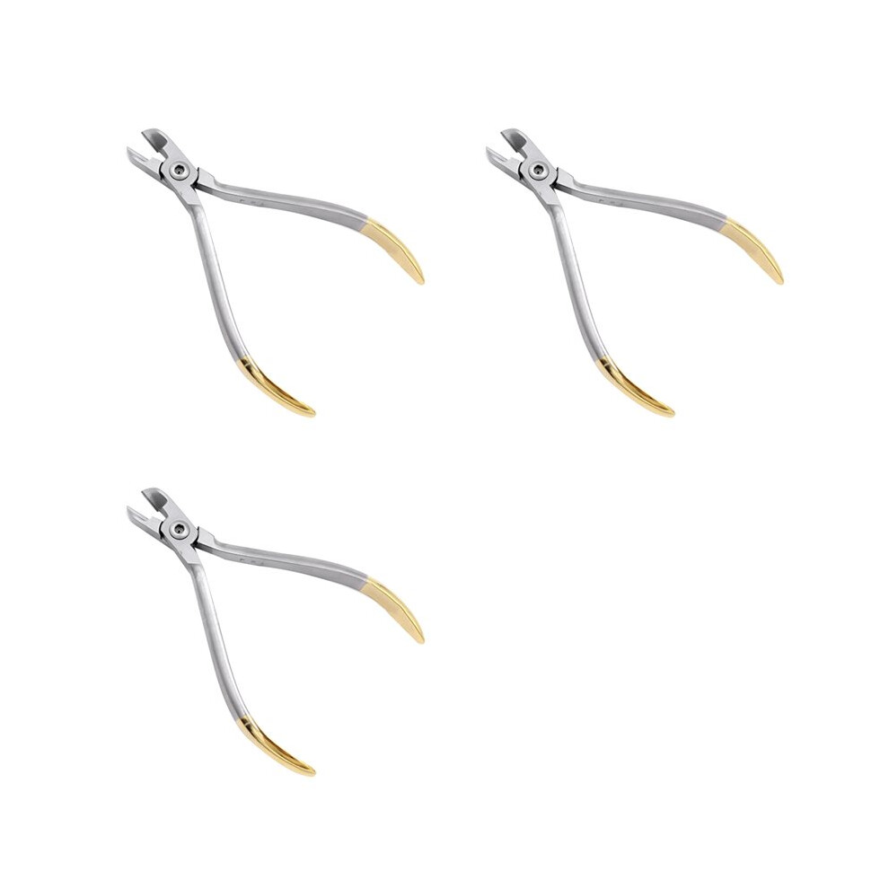 3X Thin Wire Cutter Pliers Forceps Stainless Steel Wire Filament Cutting Pilers Orthodontic Plier Tools Lab Forcep 6031504962055