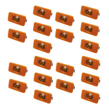 20 Pz 24V Car Truck LED Side  Light Indicatore Luminoso Ambra 4 LED per  Trucks FM/FH