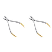 2X Thin Wire Cutter Pliers Forceps Stainless Steel Wire Filament Cutting Pilers Orthodontic Plier Tools Lab Forcep
