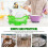1Ensemble Rangement Cuisine Vert Égouttoir Assiettes Bols 3