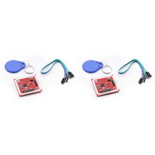 2Set PN532 NFC RFID Wireless Module V3 User Kits Read/Write Mode IC S50 Card PCB Attenna IIC SPI HSU