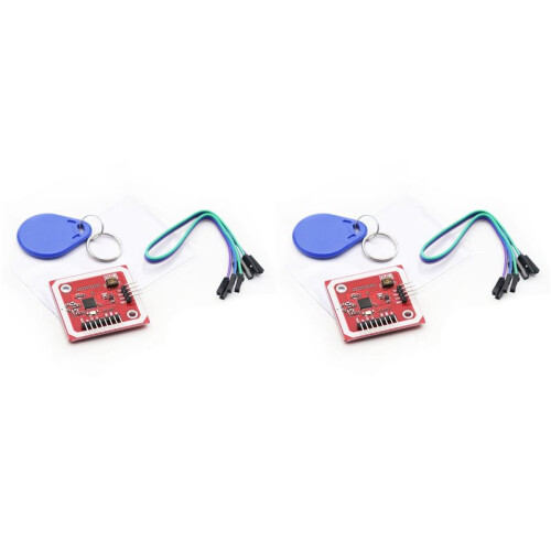 2Set PN532 NFC RFID Wireless Module V3 User Kits Read/Write Mode IC S50 Card PCB Attenna IIC SPI HSU