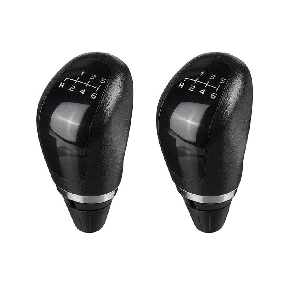 2X Car 6 Speed Manual Gear Shift Knob For - W140 W163 W168 W169 W202 W204 W210 W211 W212 W220 W638 6031227390289
