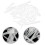 100 pcs support plastique pour tubes à eau floral, bricolage 6
