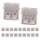 20 Pcs USB Female Type A 4-Pin DIP Right Angle Plug Jack Socket Connector 2