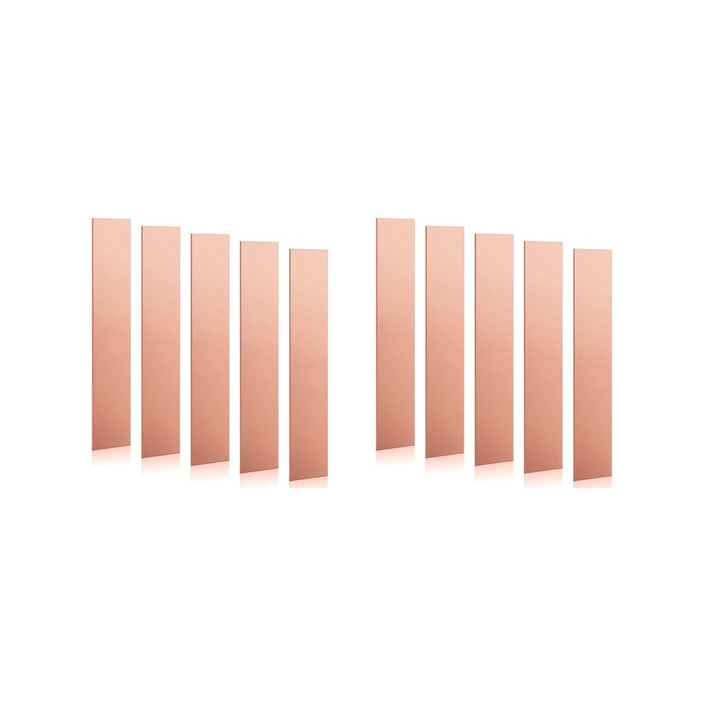 10 Pack Pure Copper Anode Sheet (99.995% Pure) For Plating And Electroplating, Copper Electrode Strip 0.04X1x6inch 6032993292418