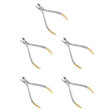 5X Alicate de Corte de Fio Fino PinçA PinçA de Fio de Aço InoxidáVel Cortador de Fio Pilar OrtodôNtico Alicate Ferramentas PinçA de LaboratóRio
