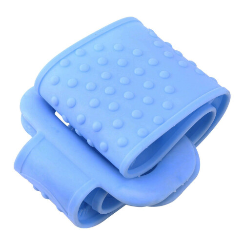 Silicone Back Scrubber Body Cleaning Tools Bath Belt Massage Brush Dual Sided 2