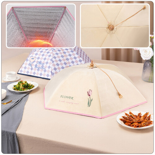 Protection Alimentaire Pliable Beige Pour Table Cuisine 2