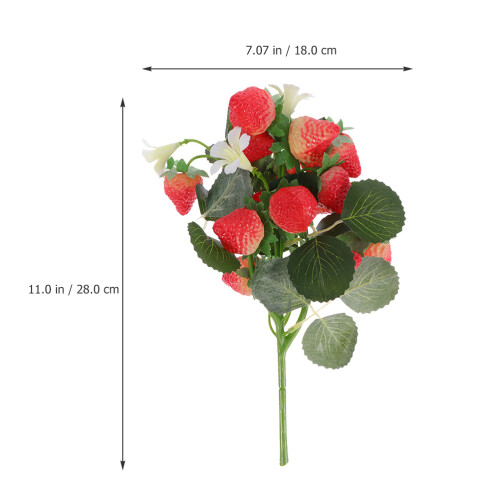 2 pièces de fruits artificiels – bouquets grappes décoratives 1