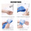 Silicone Back Scrubber Body Cleaning Tools Bath Belt Massage Brush Dual Sided 7