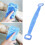Silicone Back Scrubber Body Cleaning Tools Bath Belt Massage Brush Dual Sided 10