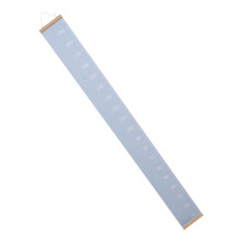 1Stk Wandhängende Kinderwachstumstafel Blauem Kiefernholz