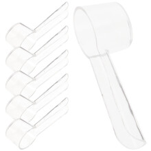 10 pièces protections tête à dents électriques transparentes