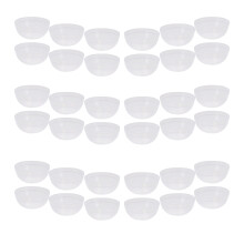 30Pièces Bol À Facial PVC Transparent Multifonction DIY Beauté