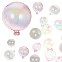 18Pcs Assorted Color Plastic Cake Ball Toppers Delicate Party Decor