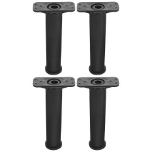 Replacement Legs For Bed Frame Rectangular 4pcs 7.1x3.5x1.5in