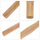 2Pièces De Remplacement Marteau Bois Octogonal Durable Marron 4