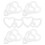18 Pcs Polystyrene Foam Wreath Love Ring Decoration Form 1