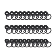 30Pcs Black D-Shaped Rings Heavy Duty Picture Frame Hanging Hooks