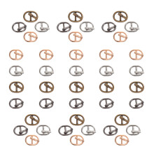 Mlins 120 Pcs Bracelet Buckles Doll House 1.00x0.80x0.30cm