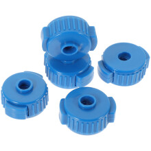 5Pcs Blue Plastic Cymbal Quick Release Nuts Durable Drum Fixing Parts