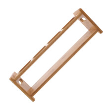 1Pièces Râtelier À Épices En Bambou Khaki 4 Trous Pour Cuisine