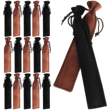 50 Pcs Pen Bags Drawstring Protective Pouches Stationery Storage