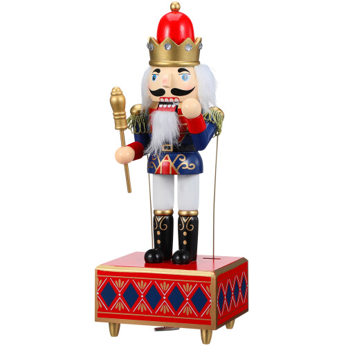 Nutcracker Music Box Wood Multi 1set