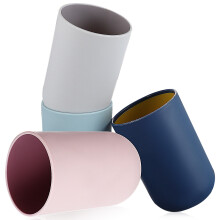 Plastic Mugs For Bathroom Assorted Color 4pcs