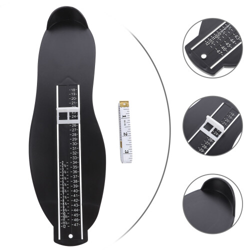 1Pièces Mesure Plastique Noir Adulte Compact 2