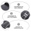 1Pièces Mesure Plastique Noir Adulte Compact 4