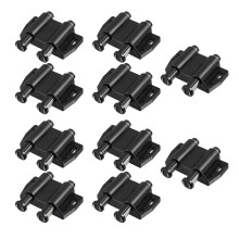 10Pièces Fermoirs En Nylon Noir Pour Armoires