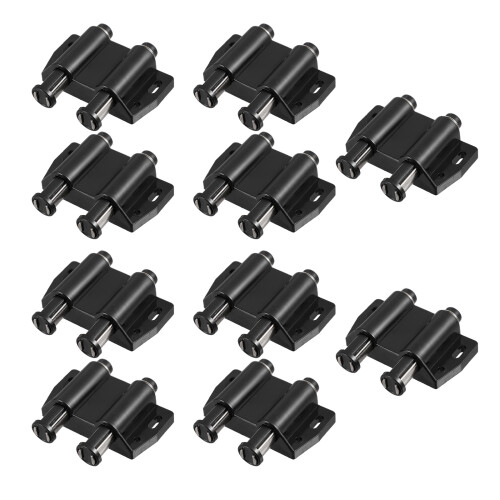 10Pièces Fermoirs En Nylon Noir Pour Armoires