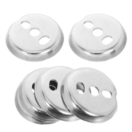 6 Pezzi Portarotolo Bagno Con Base 32Mm