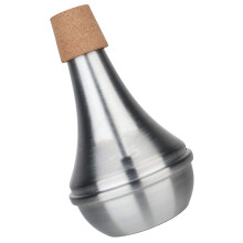 Sordina Tromba in Alluminio Leggero Argento Per Uso Domestico