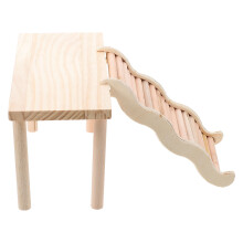 hamster cage platform climbing ladder toy wooden pet supply
