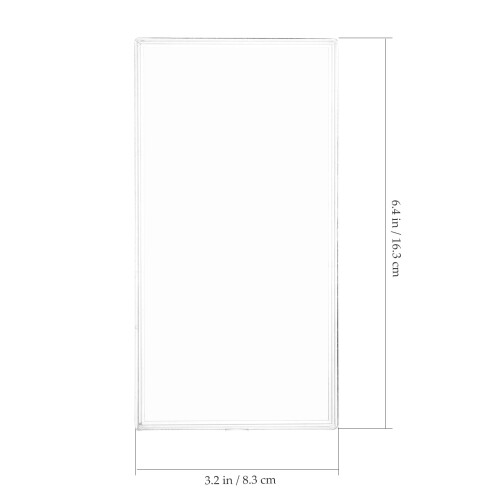 10Pcs Transparent Banknotes Case Holder Protector For Home 1