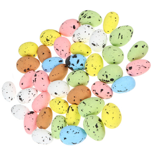 200 Pezzi Uova Di Miniatura In Schiuma Colorate Decorative