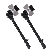 2Pz Bici in Alluminio Nero Stabile E