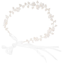Bridal Crown Wedding Hair Accessory Silver Metal 1pack