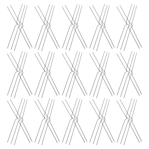 100Pcs Heavy Duty Iron Calendar Wire Hooks for Wall Frame Hanging