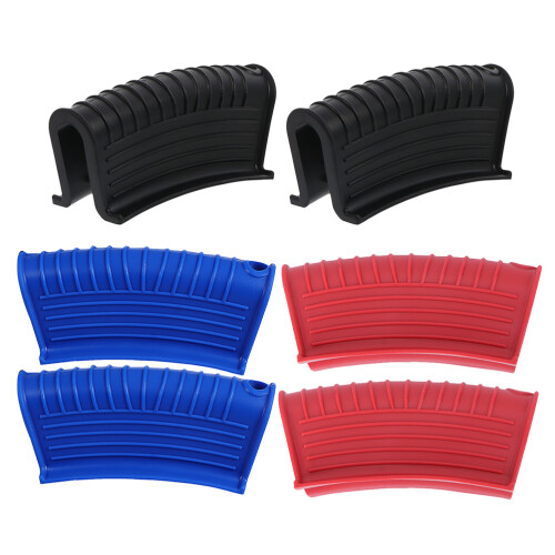 3 Pairs Saucepan Handle Covers Pot Sleeves Kitchen Tool Silicone