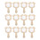 12Pcs Handcrafted Kids Mini Mirrors Unfinished Craft Accessory 1