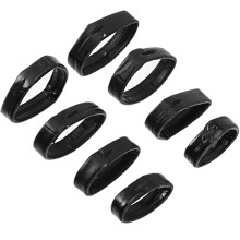 8Pcs Black Watchstrap Hoops Portable Delicate Watch Band Parts