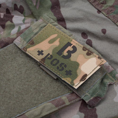 2Pièces Patch Militaire Type B Vert Nylon 2