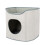Cat Beds Grey Plush Minimalist Cat Tree 1pcs 1