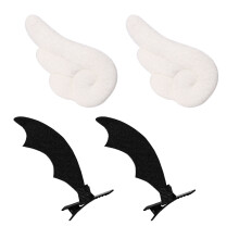2 Pairs Angel Wings Hairpins Hair Clips for Girl
