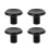 1Set Durable Black Wardrobe Handle Aluminum Cabinet Door Pull for Home 1