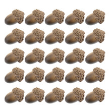 50Pcs Artificial Small Acorn Photo Props Dark Decor